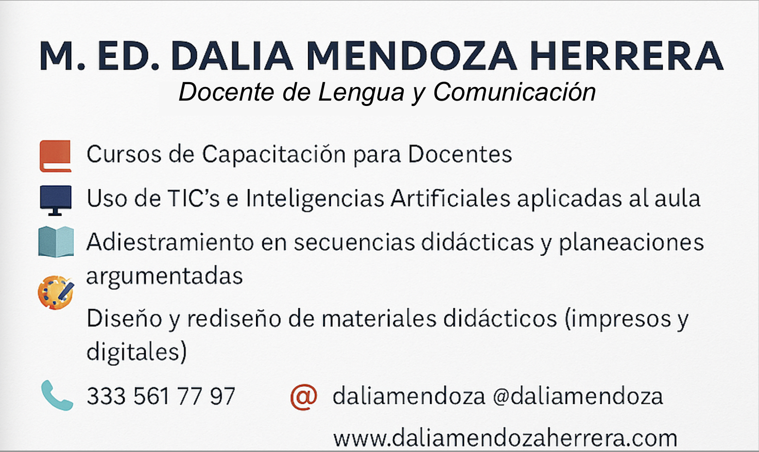 Tarjeta de presentación